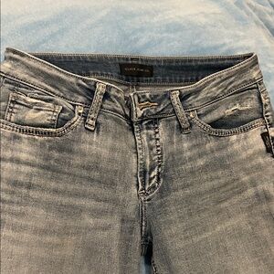 Silver Jeans Women's Light Blue High Rise Jeans